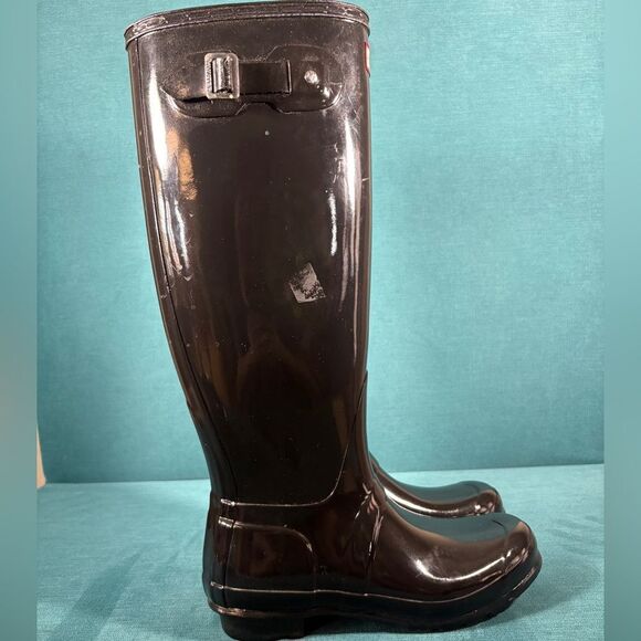 Size 8 - Women’s Hunter High Black Boots - Picture 4 of 7
